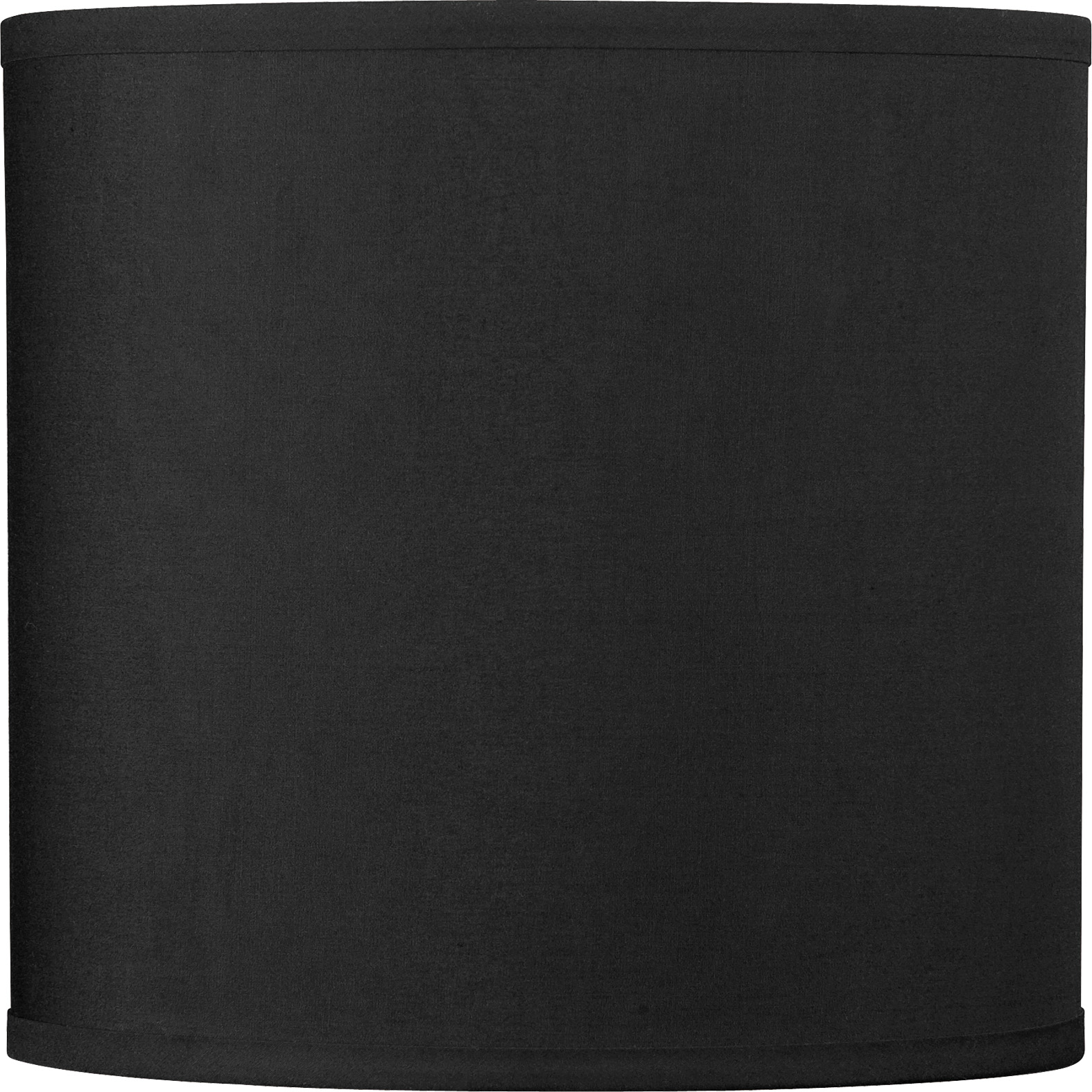 0020-5; Black Fabric Drum Shade; 10"W"x10"H - QuantaLight