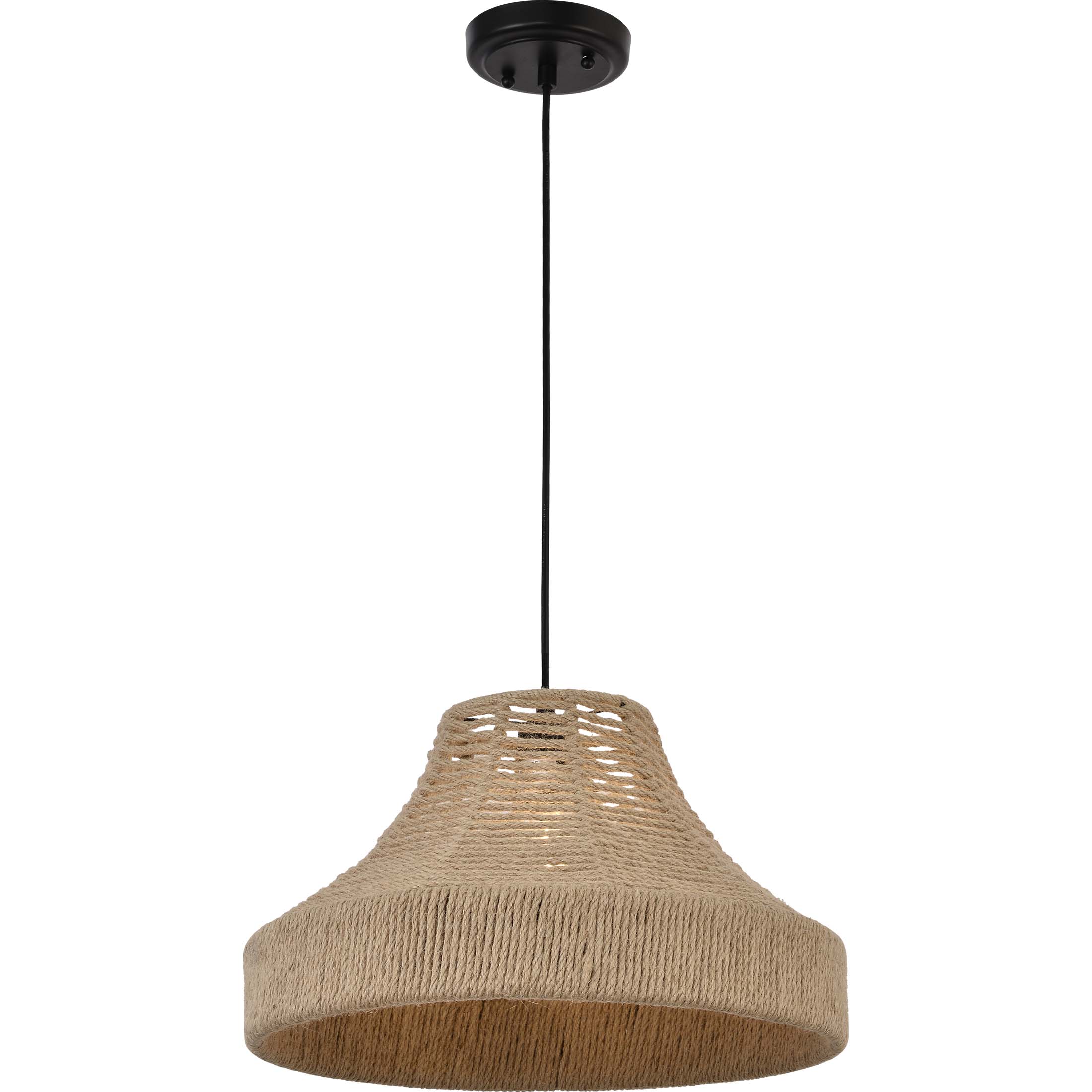 1564-70 Hemp Robe 1-Light Pendant - QuantaLight