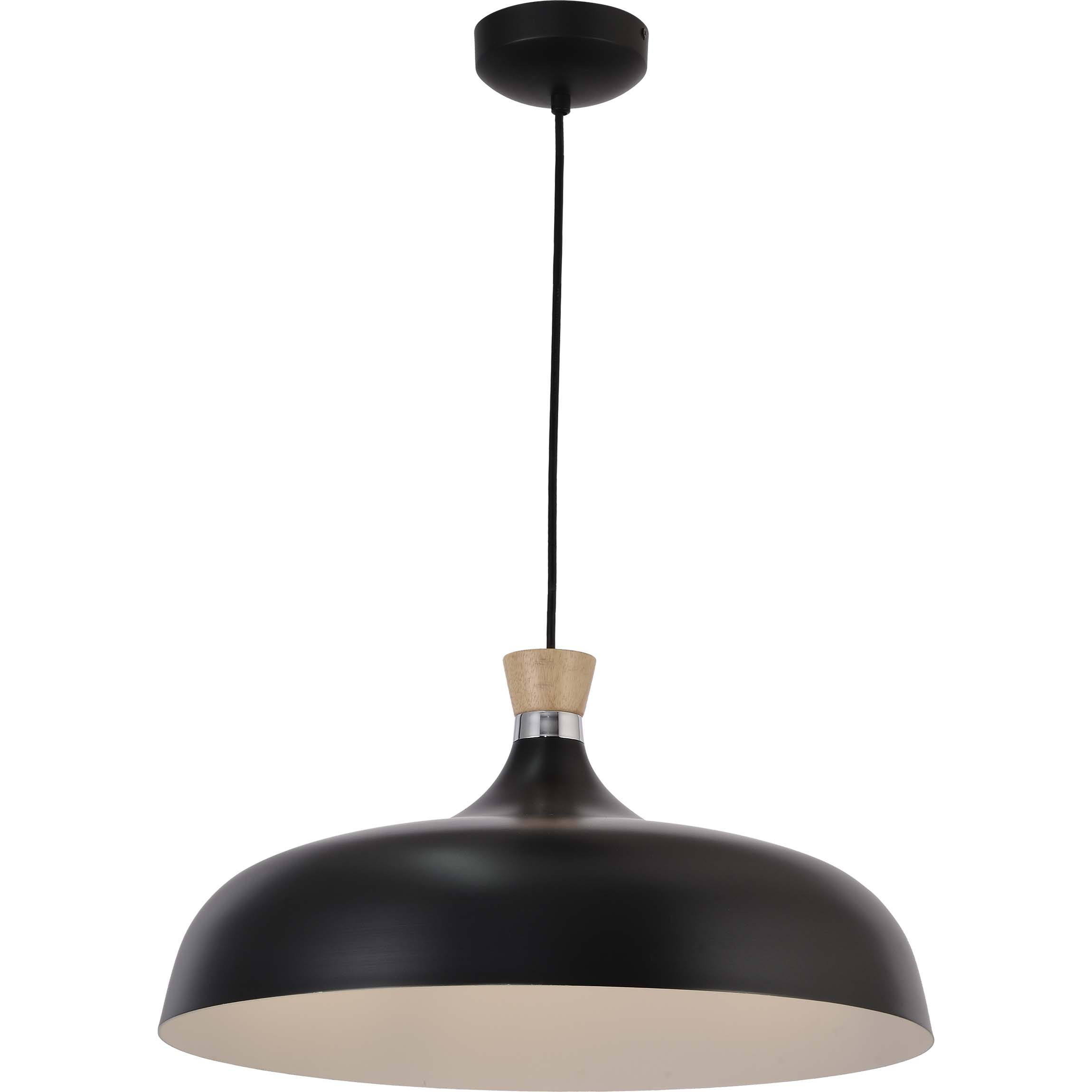 2300-5 Black & Wood Pendant - QuantaLight