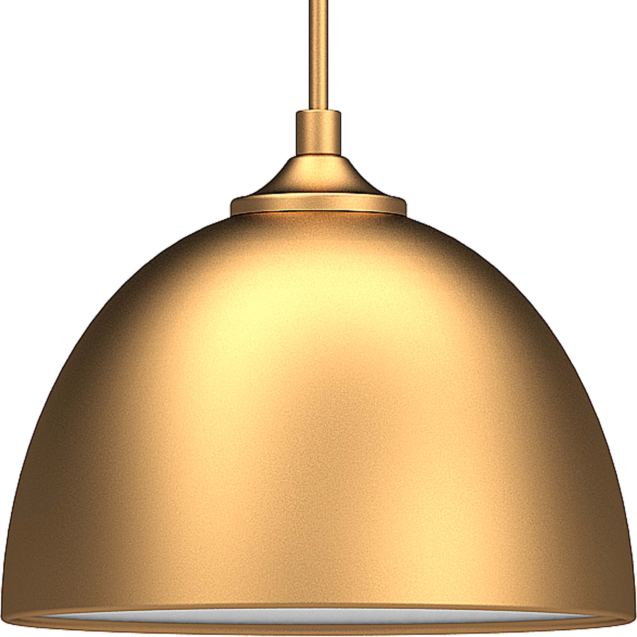 2401-90 Antique Gold 1-Light Pendant - QuantaLight