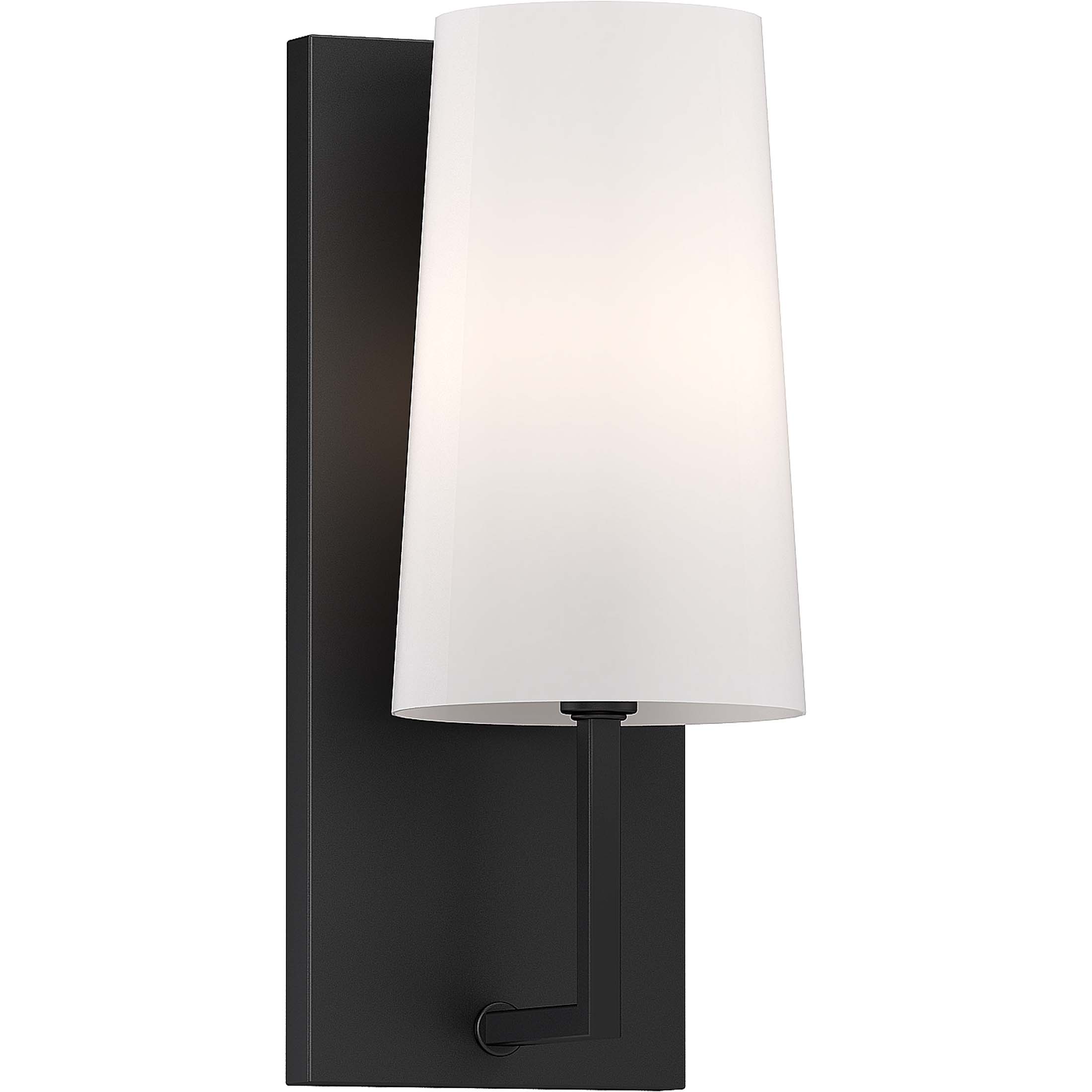 4901-5 Black 1-Light Wall Sconce - QuantaLight